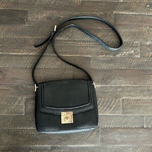 Kate Spade Black Pebbled Leather Cross Body Bag